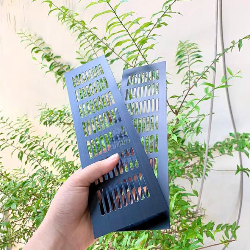 LƯỚI THÔNG GIÓ NHÔM MÀU ĐEN 