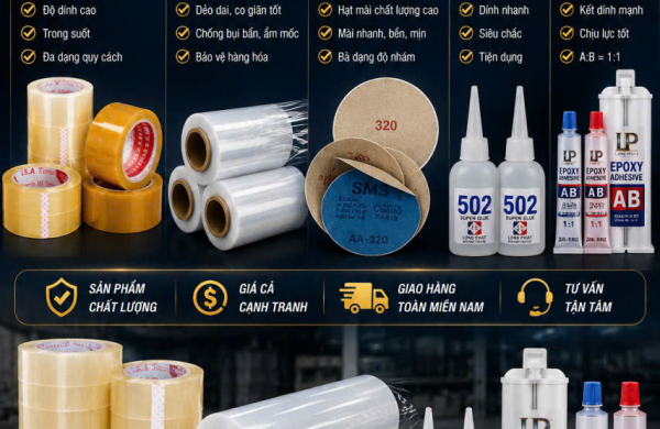 Vật Tư Đóng Gói Chất Lượng Cao – Đầy Đủ Giải Pháp Cho Doanh Nghiệp