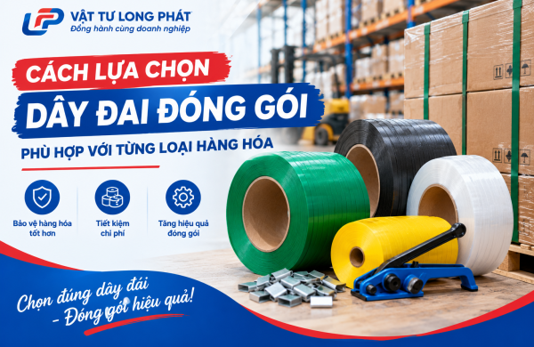 Bí Quyết Chọn Dây Đai Đóng Gói Phù Hợp, Đảm Bảo An Toàn Hàng Hóa