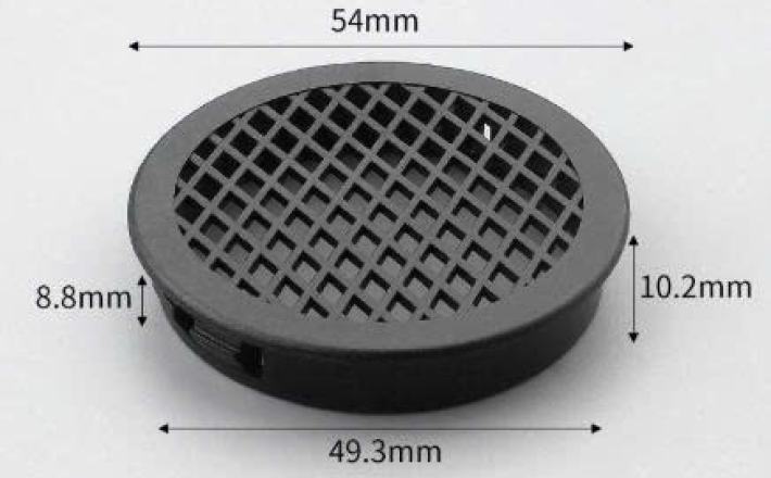 Lưới thoát khí bằng nhựa phi 50mm