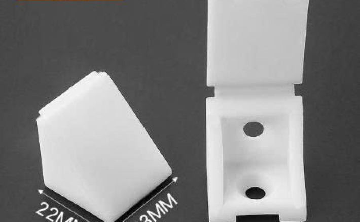 Pas nhựa liên kết chữ L góc vuông 90 độ 001