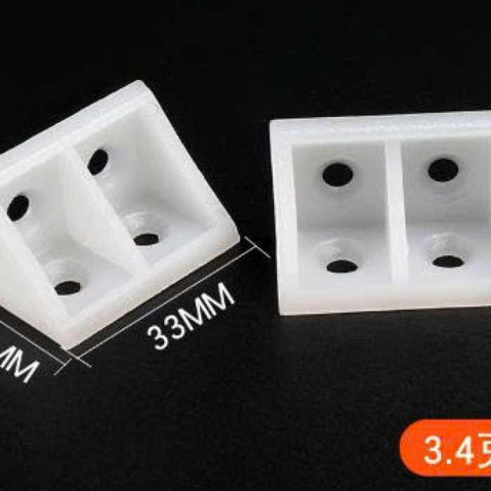 Pas nhựa liên kết chữ L góc vuông 90 độ 004